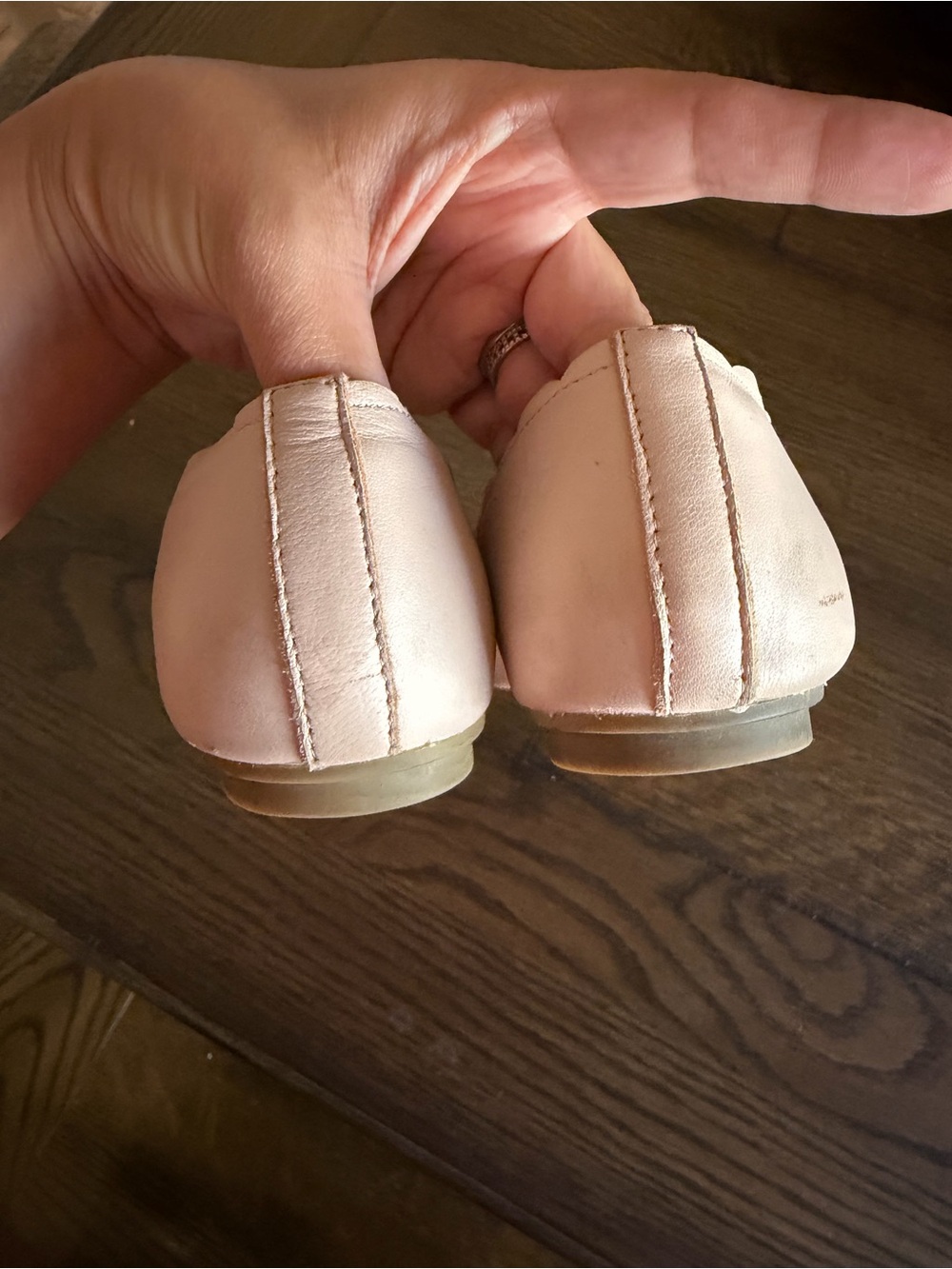Kate Spade Elent Ballet Scalloped Pink Flats - Picture 3 of 8